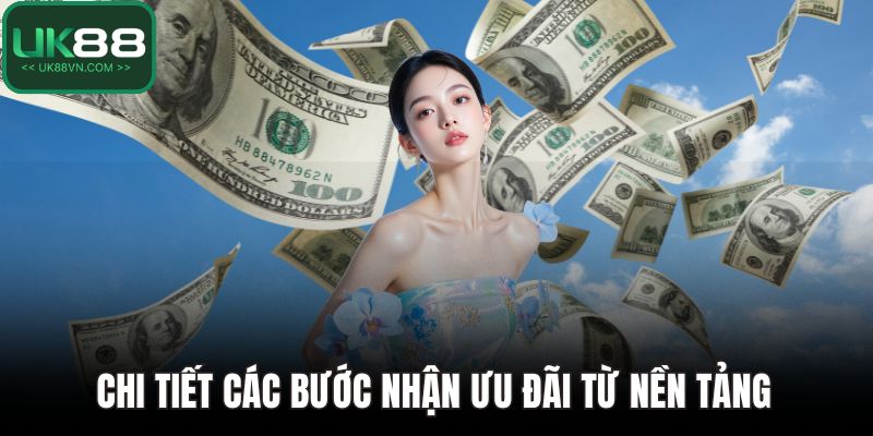 Khuyến Mãi UK88 Cực Khủng – Quà Tặng Liền Tay Mỗi Ngày 4 Chi tiết các bước nhận ưu đãi từ nền tảng