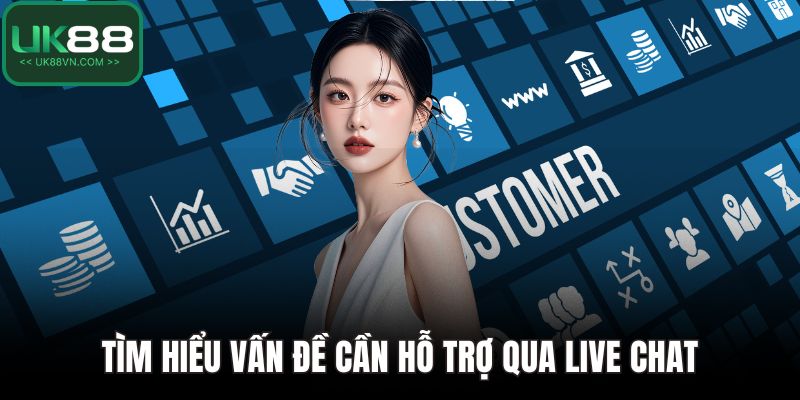 Tìm hiểu vấn đề cần hỗ trợ qua live chat